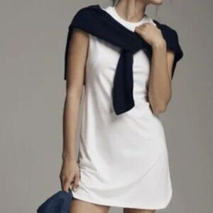 Brand New Varley Naples Sleeveless Dress in White Size XL